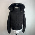 Superdry Everest Mountain Parka in Black with Hood UK Women's size 12