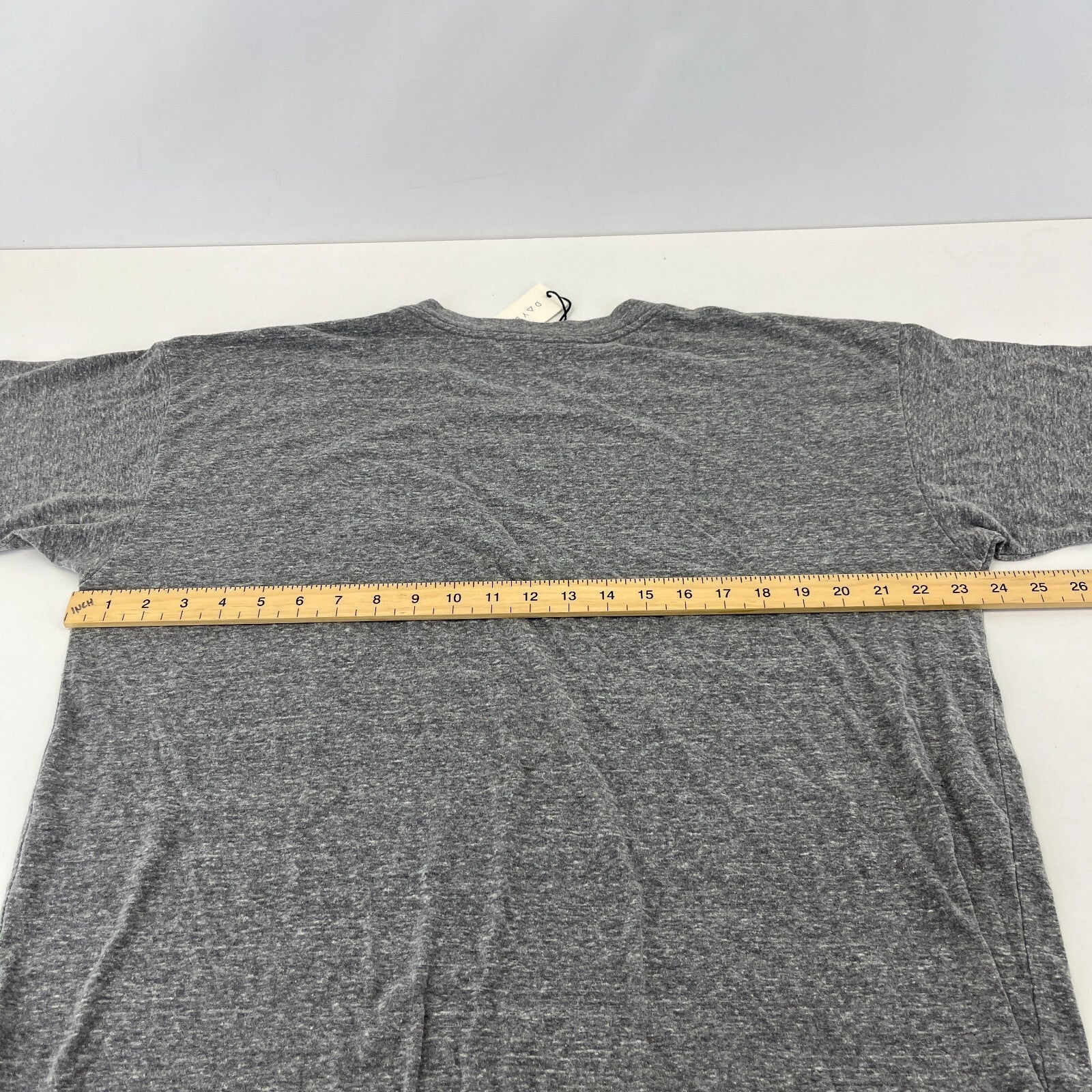 Daydreamer Led Zeppelin 1969 Tour Print Distressed T-Shirt Grey size US M UK XL