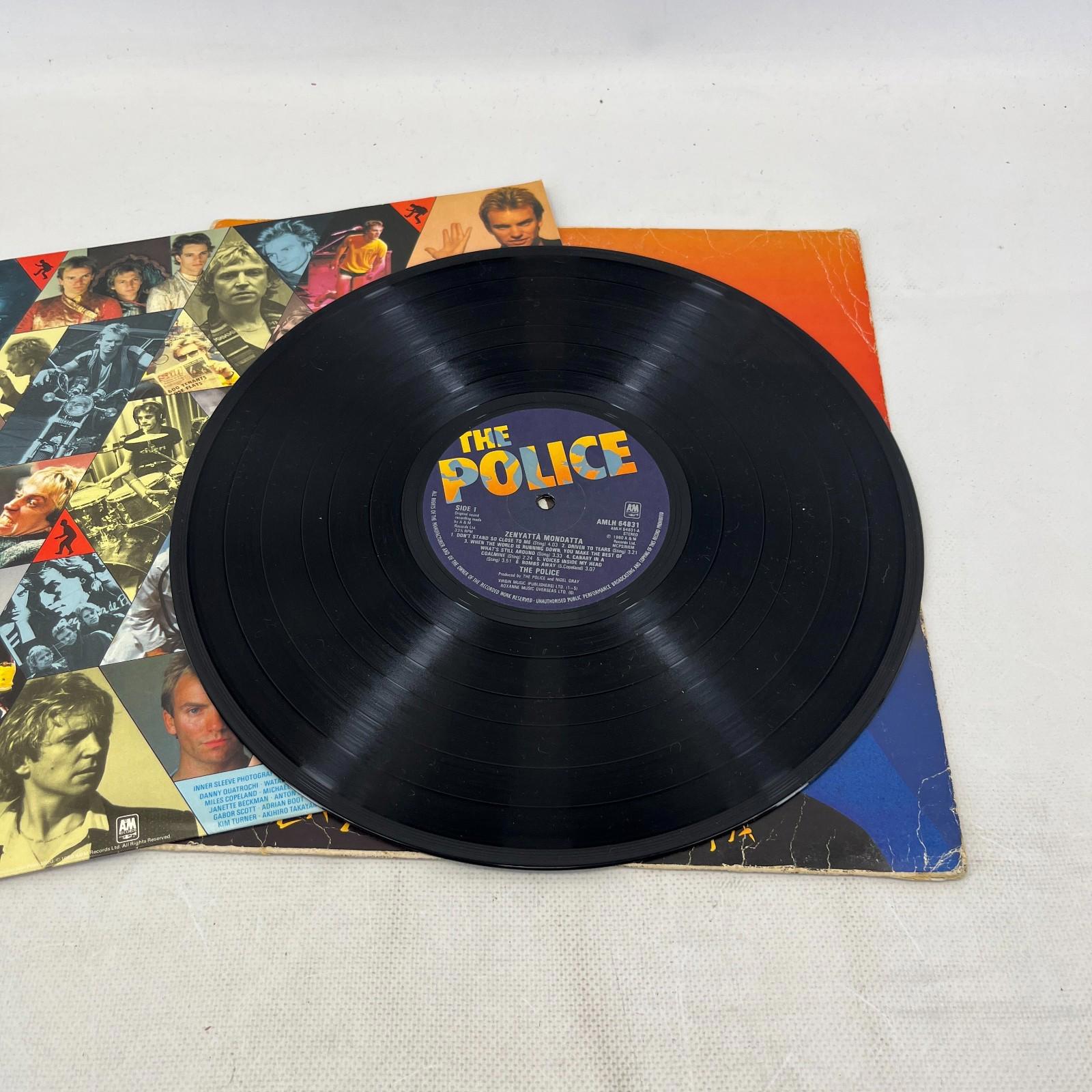 The Police - Zenyatta Mondatta UK Vinyl LP 1980 A&M AMLH64831  EX/VG