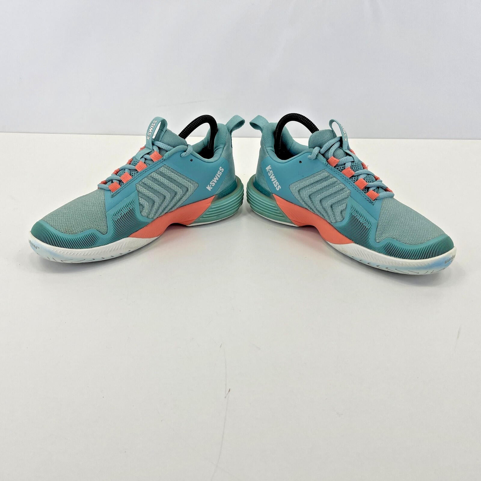 K-Swiss Ultrashot 3 Tennis Shoes in Turquoise & White - Women's size UK 5 EU 38