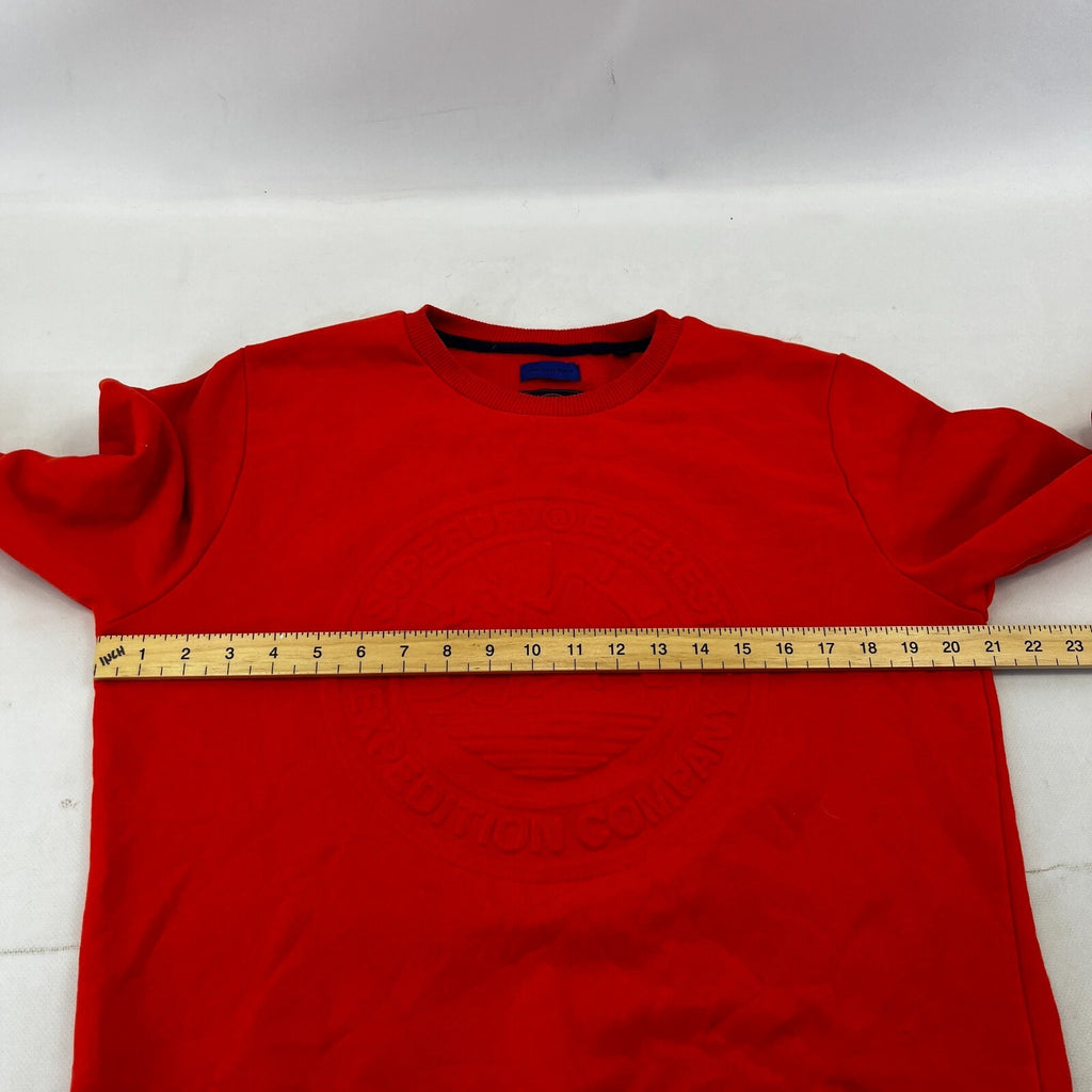 Superdry Everest Explorer Sweatshirt in Orange Men's size Large Crew Neck