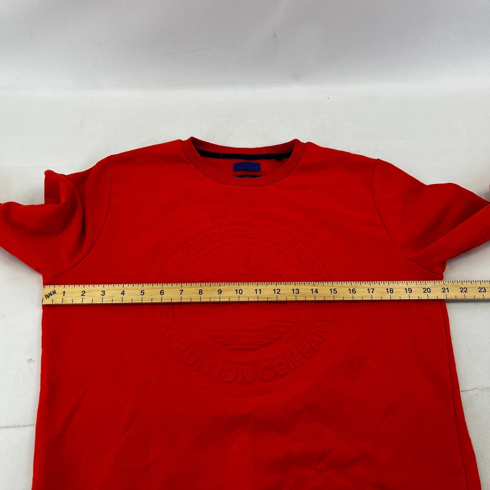 Superdry Everest Explorer Sweatshirt in Orange Men's size Large Crew Neck