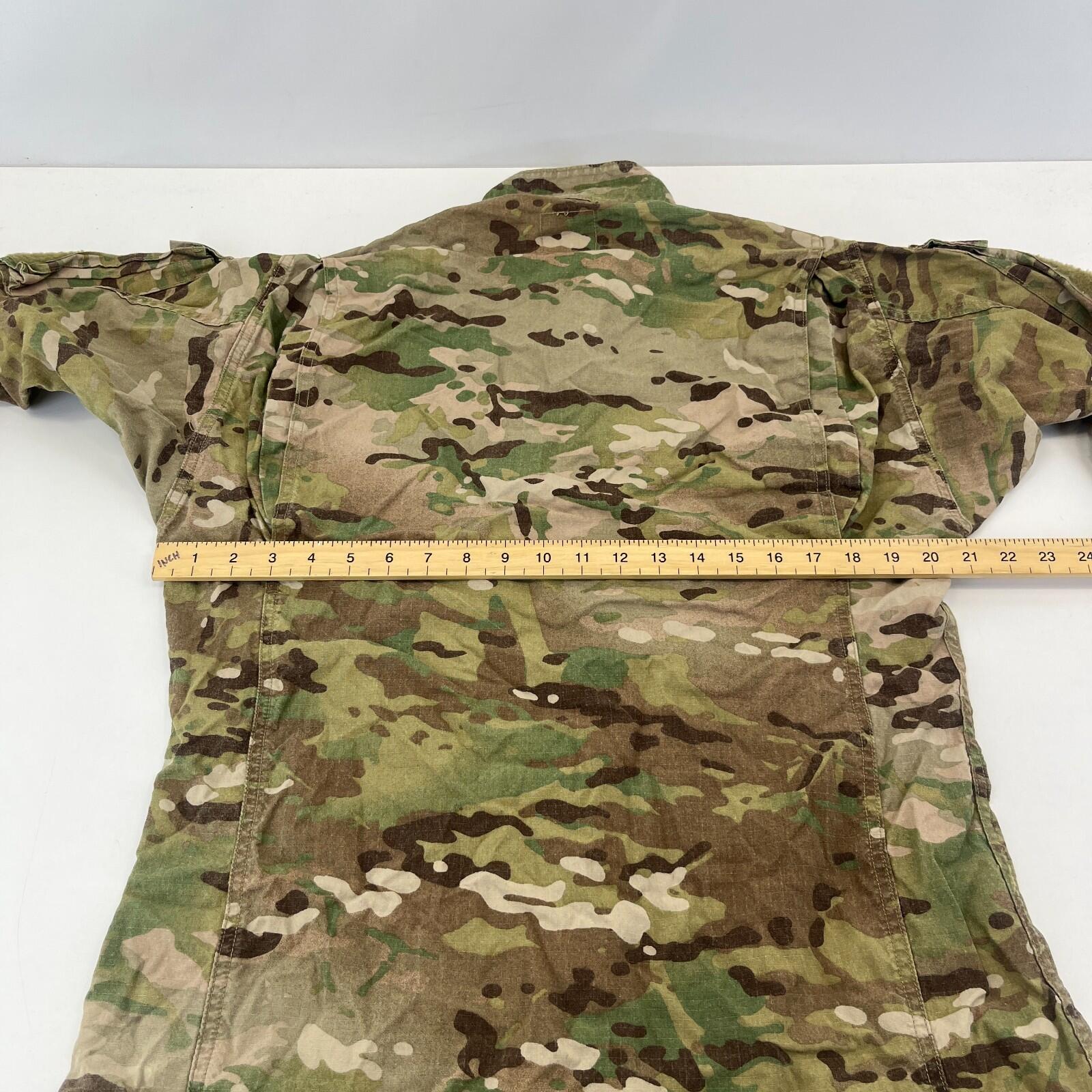 US Army Surplus Issue Woodland BDU Jacket Camo Combat Uniform size Small-Long