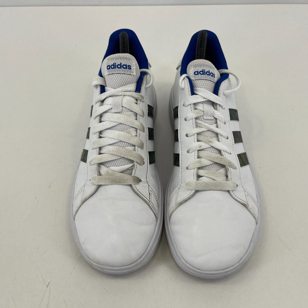 adidas Grand Court 2.0 Shoes Trainers White/Blue/Camo Size UK 5.5 EU 38 2/3