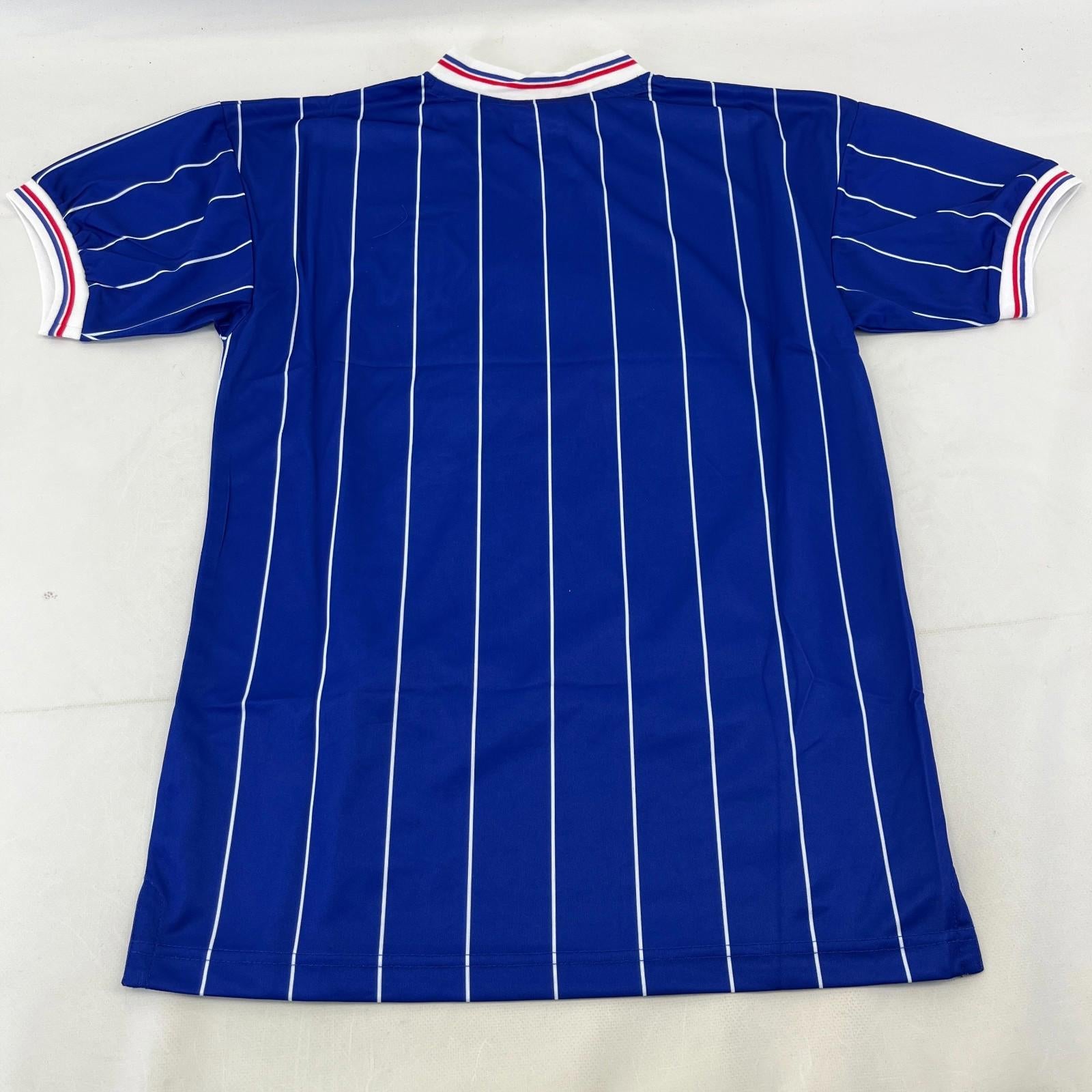 Rangers FC 1983/84 Score Draw Retro Football Shirt League Cup Final size S - New