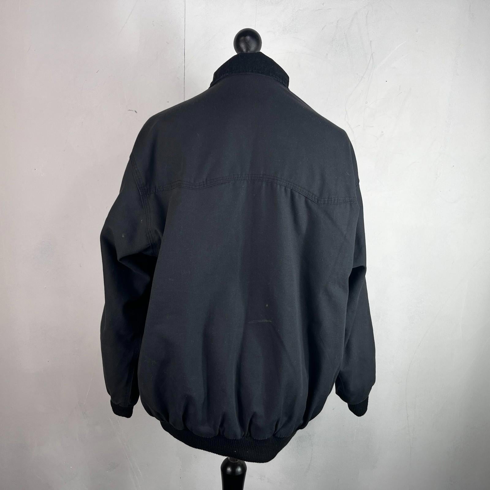 Carhartt Men’s Thermal Quilted Chore Jacket Black size XL VGC Americana
