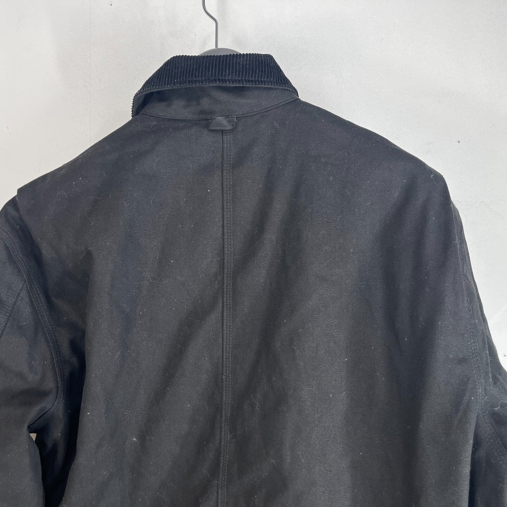 Walls Workwear Heavy Duty Overalls Quilted Insulated in Black Medium Regular