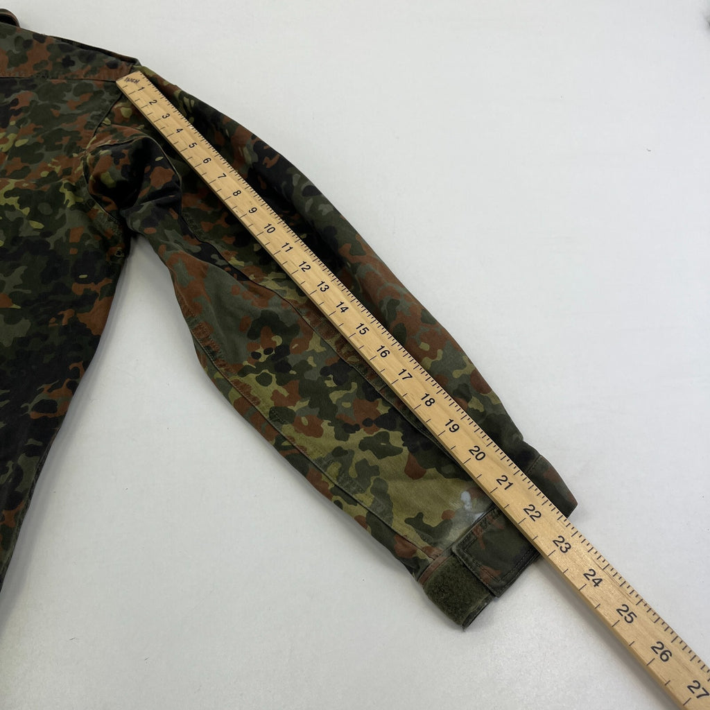 Vtg German Army Flecktarn Camouflage Summer Jacket Combat Green Gr.1 (UK M)