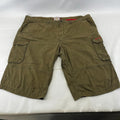 Joe Browns Mens Shorts Waist 46" Khaki Green Cargo Utility Pockets Military Styl