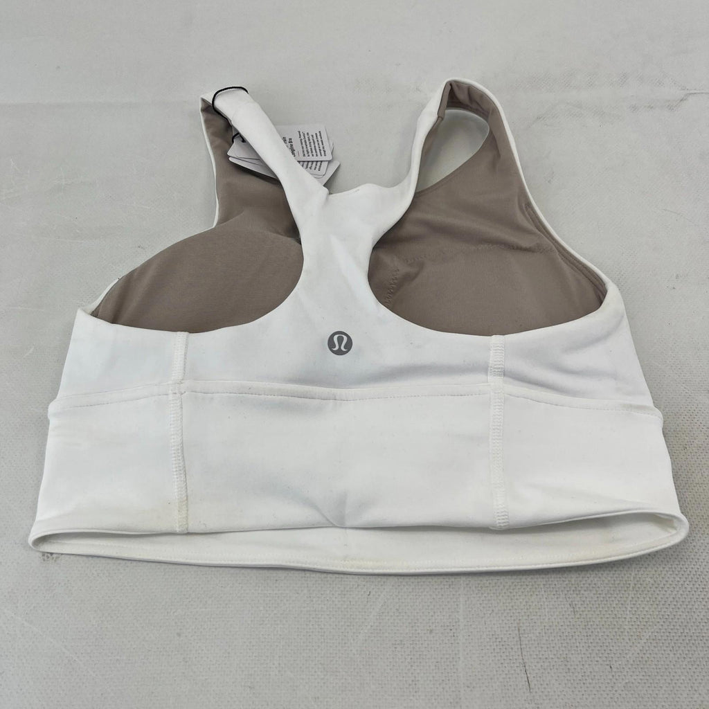 Lululemon Wunder Train Long-Line Bra in White size US 6 UK 10