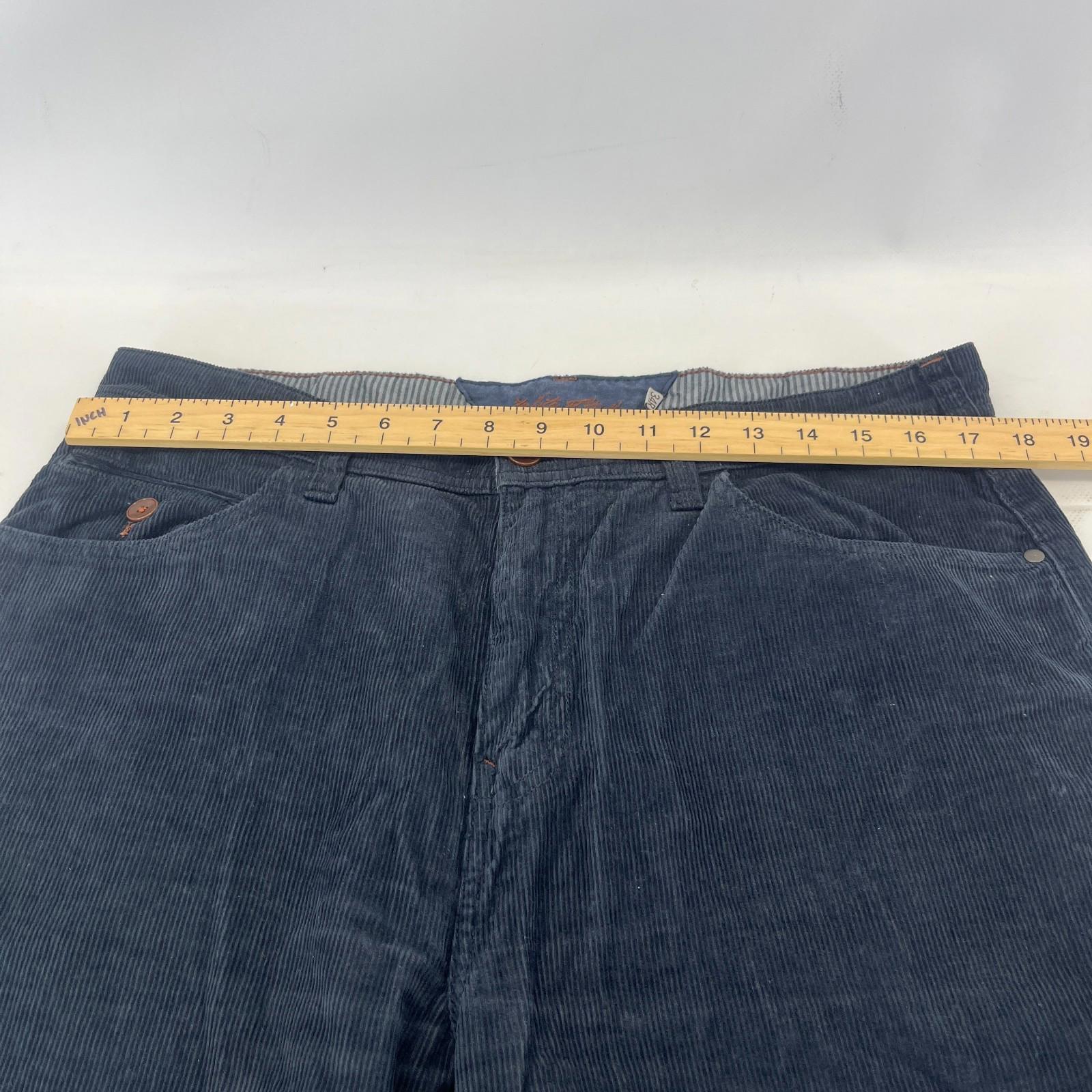 White Stuff Men's Corduroy Trousers/Jeans Straight Leg Dark Blue size 34R