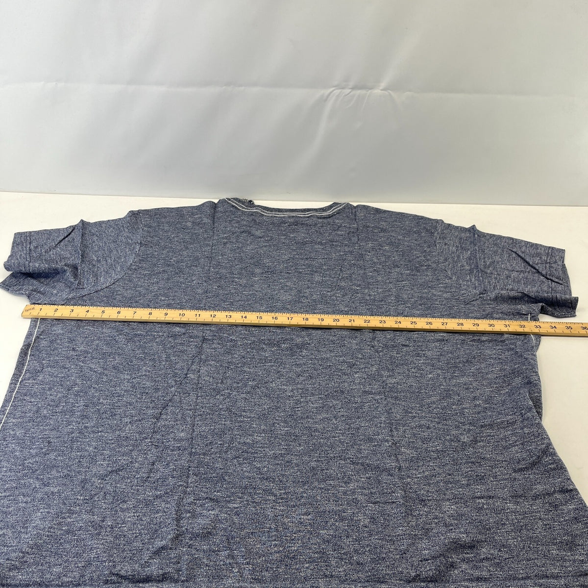 TOG 24 Men's T-Shirt Blue Graphic Print 100% Cotton size 6XL