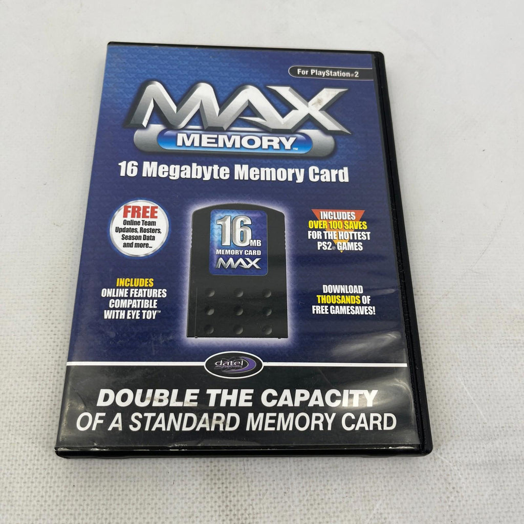 Max Memory 16 Megabyte Memory For PlayStation 2 Boxed - Disc Only!