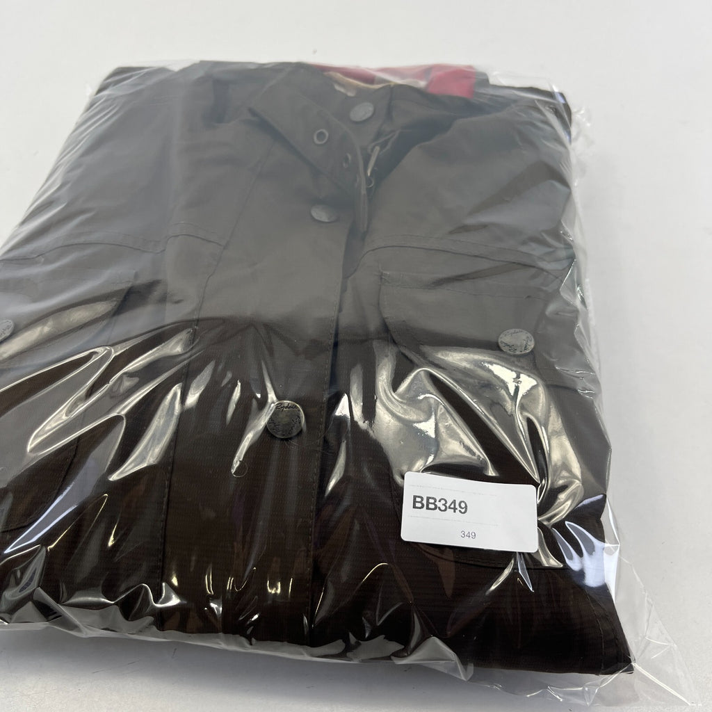 Rydale Women's Quilted Country Wear Jacket with Belt size Large Dark Brown
