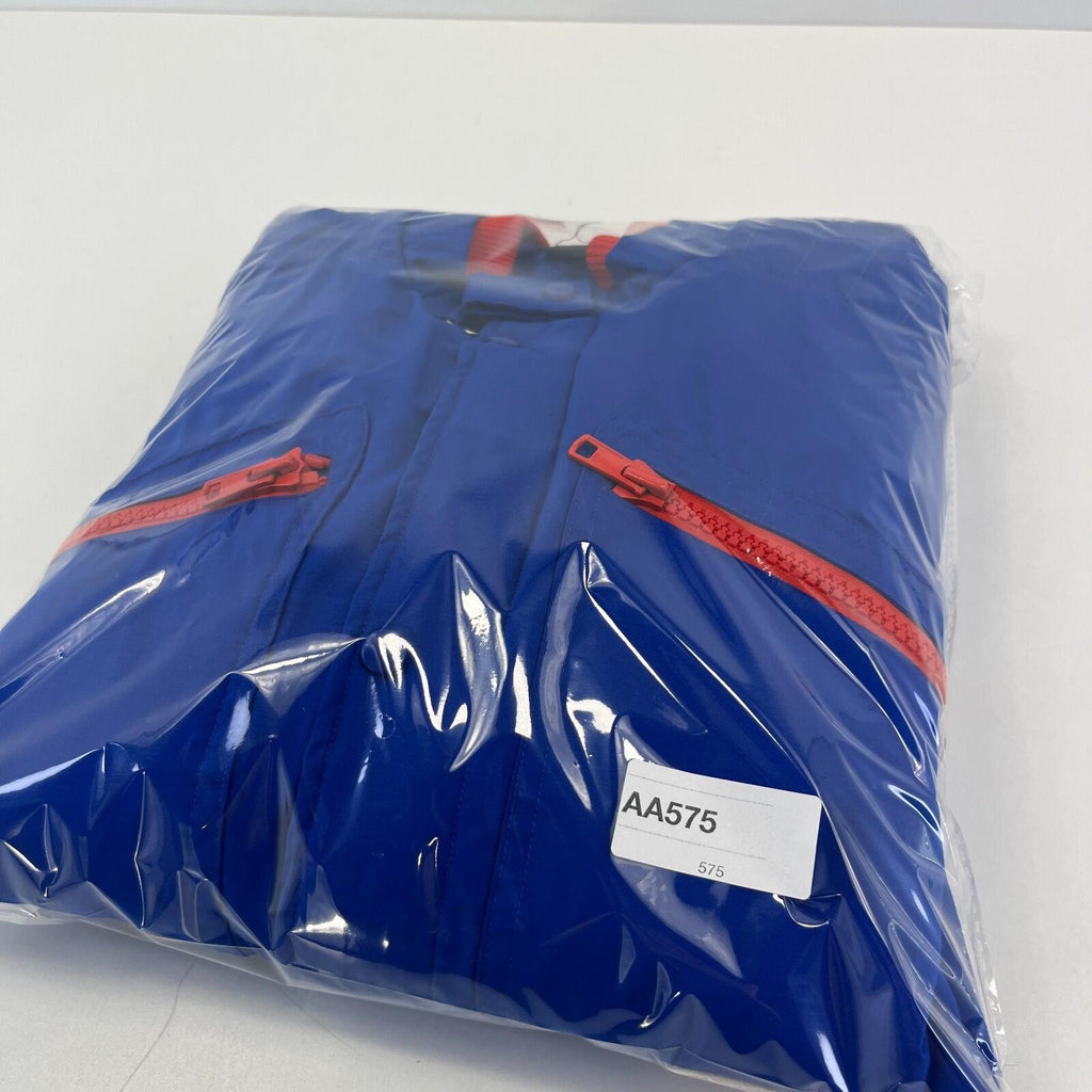 Vintage Adidas Insulated Team Jacket Mens Blue/Red UK size Small