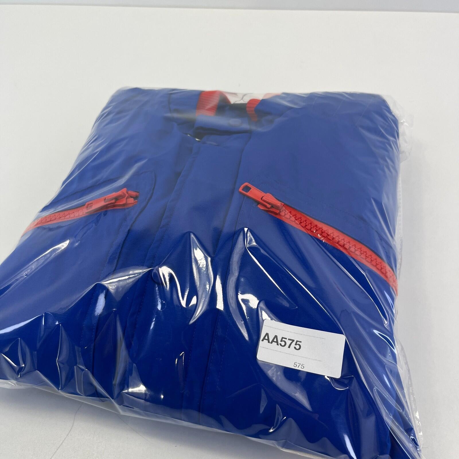 Vintage Adidas Insulated Team Jacket Mens Blue/Red UK size Small