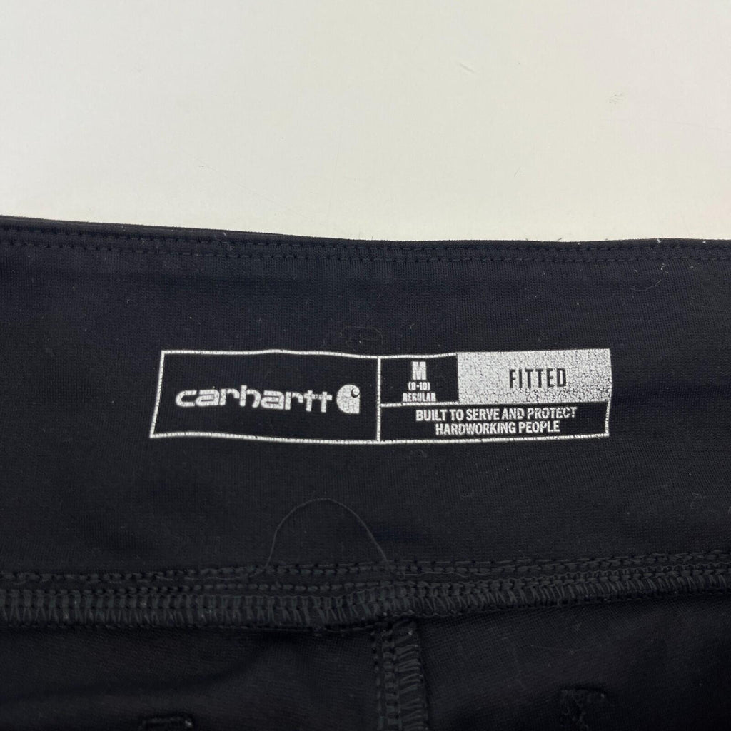 Carhartt Womens Black Regular Fit Fitted Trousers size M (8-10)