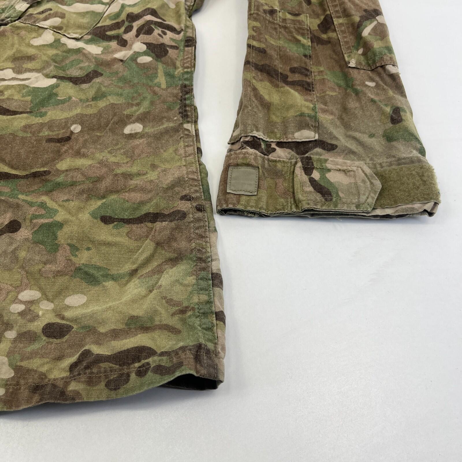 US Army Surplus Issue Woodland BDU Jacket Camo Combat Uniform size Small-Long