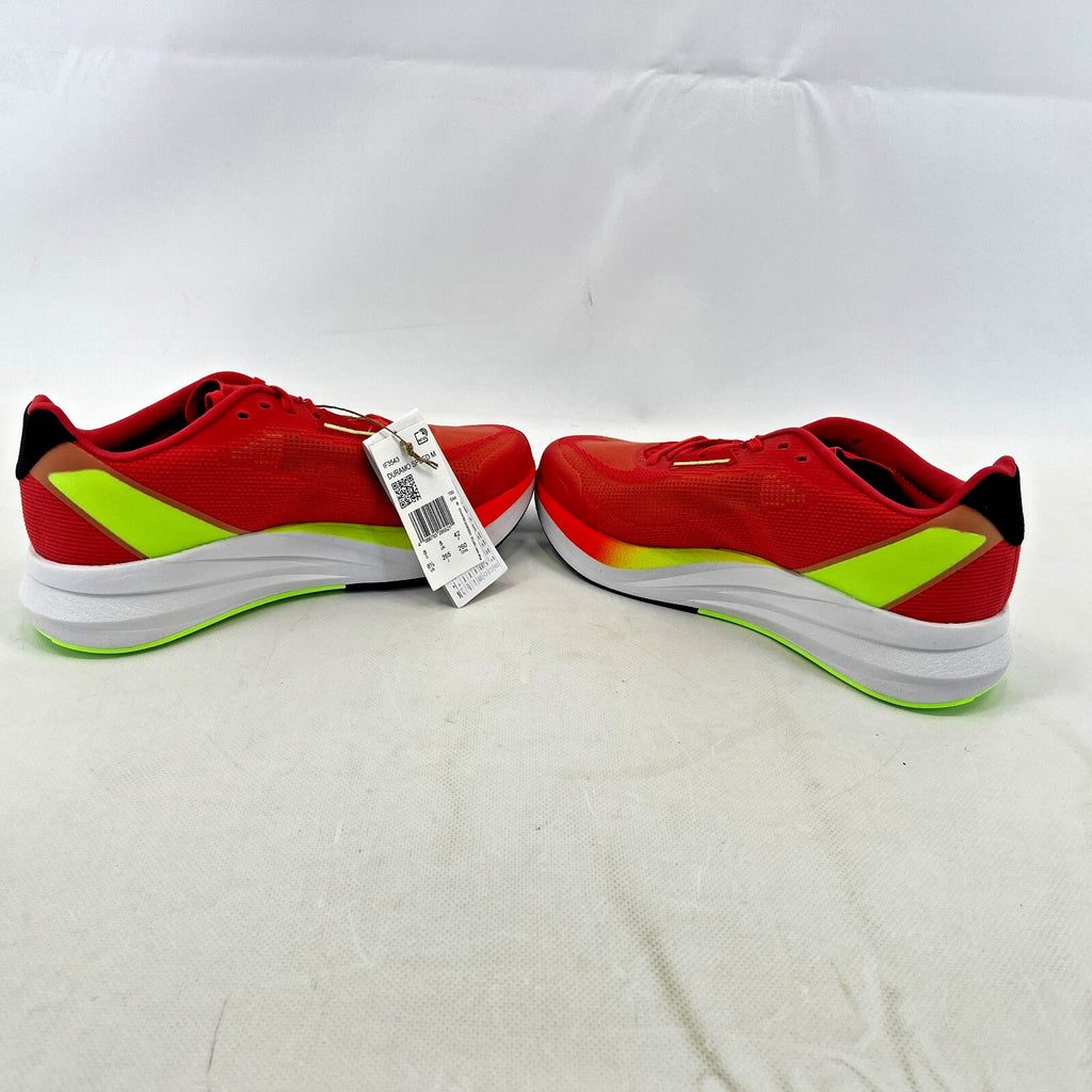 Adidas Duramo Speed Running Trainers Runners Red & White IF3543 UK size 8 - New