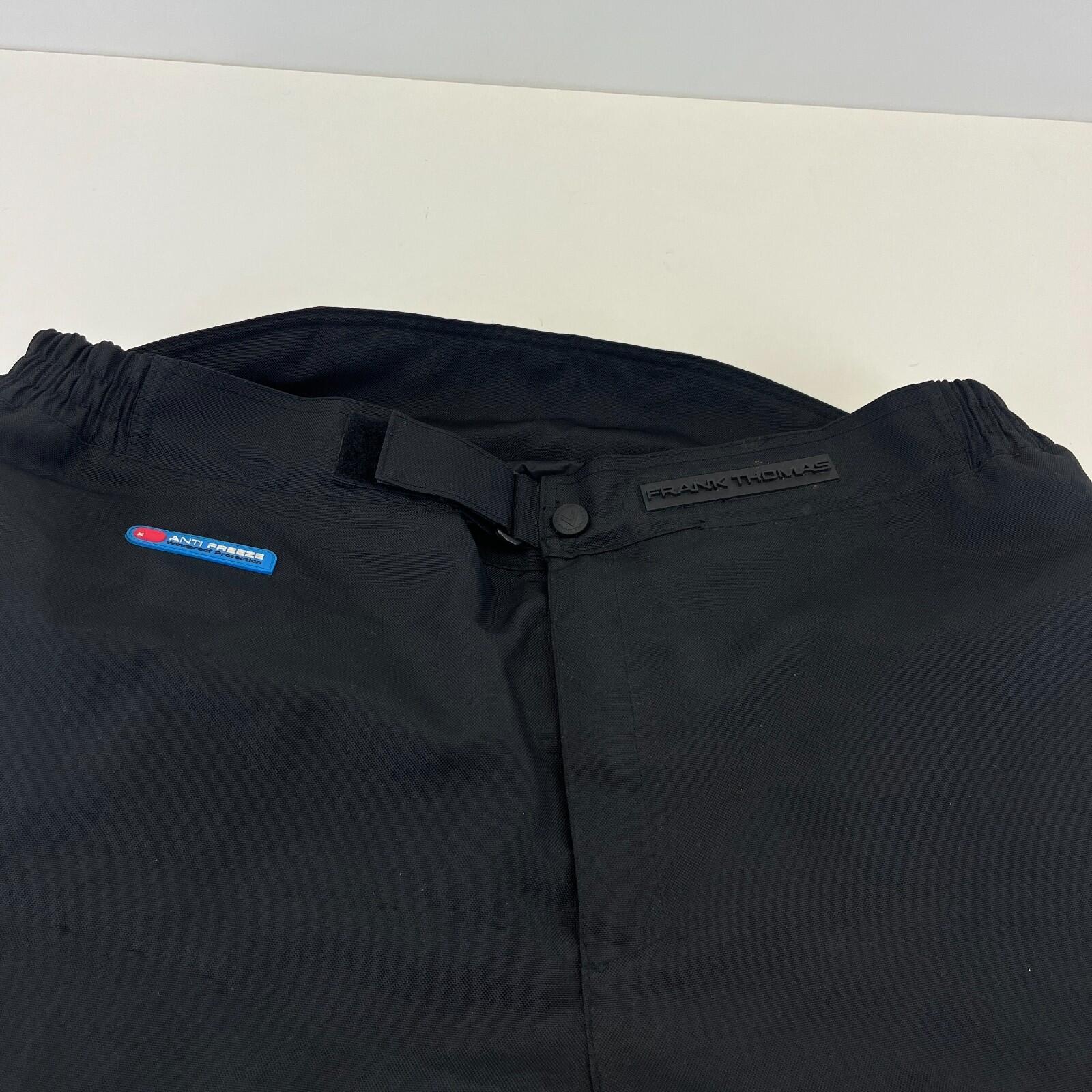 Frank Thomas Anti Freeze Pro Motorcycle Trousers Black with Liner & Armour 2XL