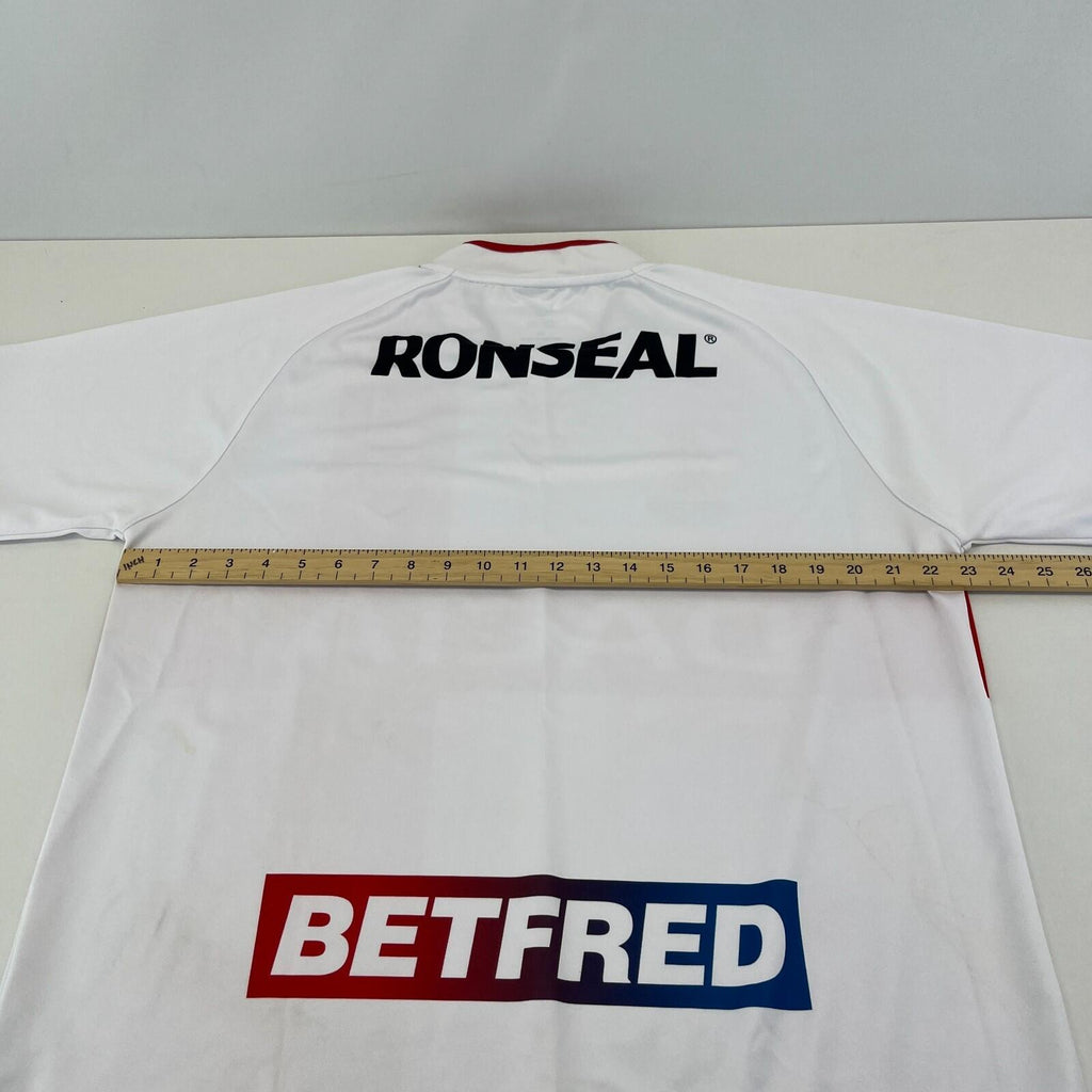 England RL 2021 World Cup Home Shirt Jersey Oxen Betfred Men's XL Rugby League