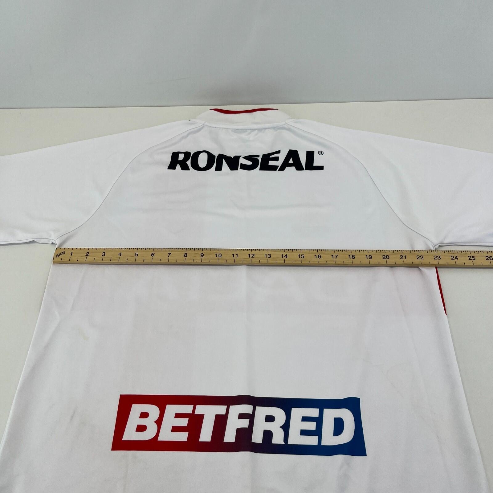 England RL 2021 World Cup Home Shirt Jersey Oxen Betfred Men's XL Rugby League