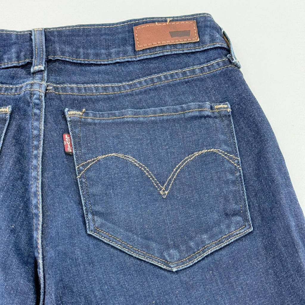 Levi's Bold Curve Jeans Modern Rise Skinny Women Blue Denim W26" L26" Low Waist