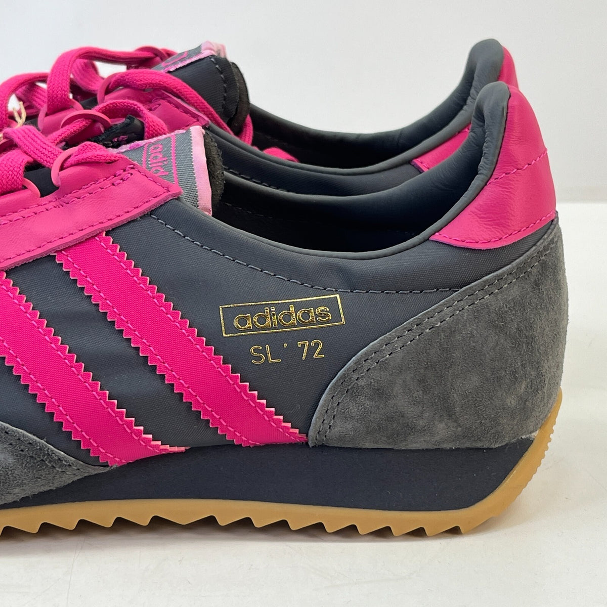 Adidas SL 72 PT KI3287 Grey Pink Trainers size UK 9 EU 43 1/3 Sneakers Shoes New