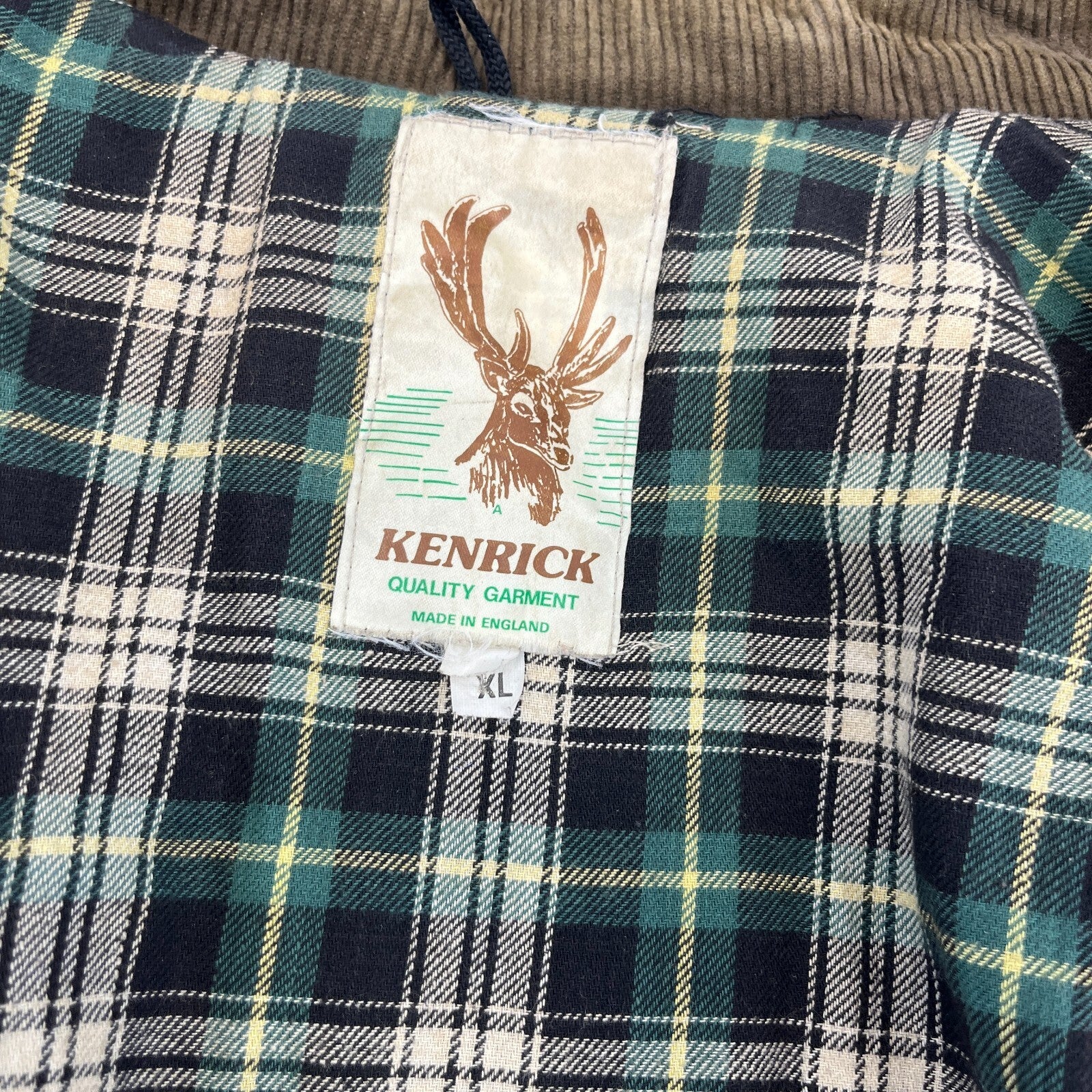Kenrick Quality Green Wax Jacket UK XL Dog Walking Hunting Shooting Countrywear