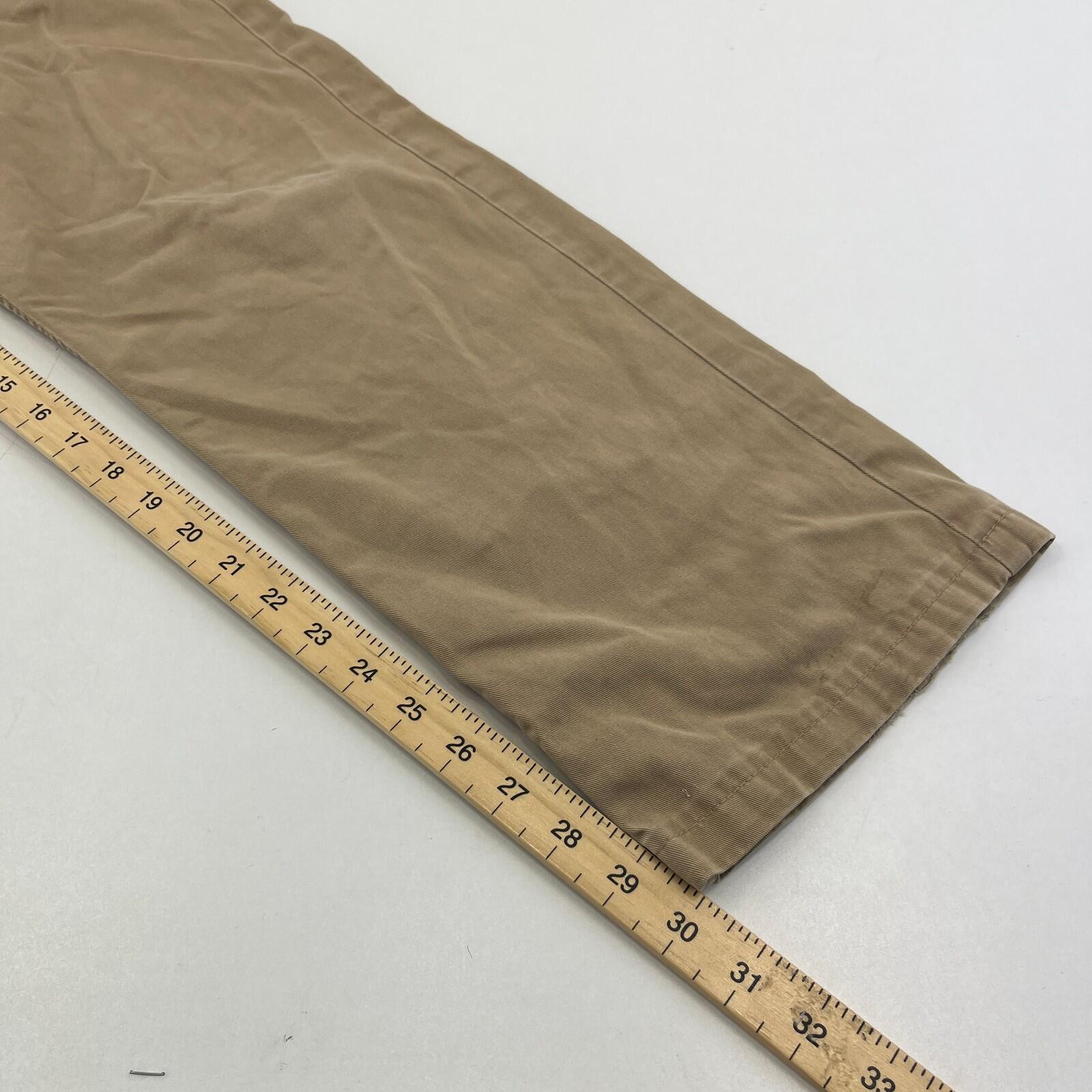 Polo Ralph Lauren Beige Chino Trousers Men's Straight Leg W38" L30"