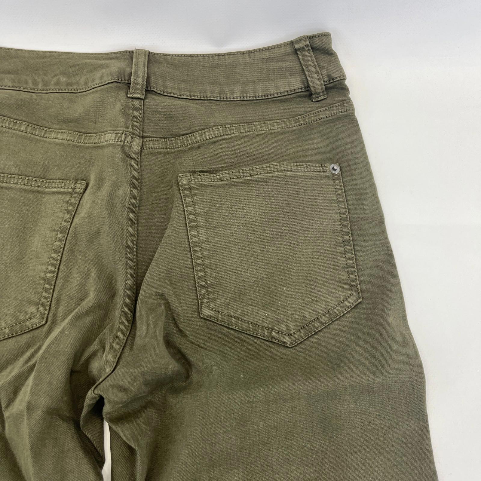 Marks & Spencer Khaki Green Super Skinny Jeans UK size 12S - NWOT