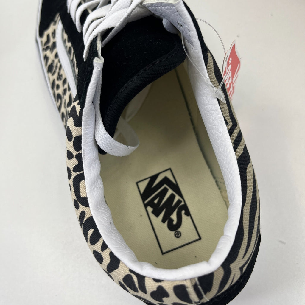 Vans Safari Animal Print Low Top Trainers size UK 10.5 EU 45 - New in Box