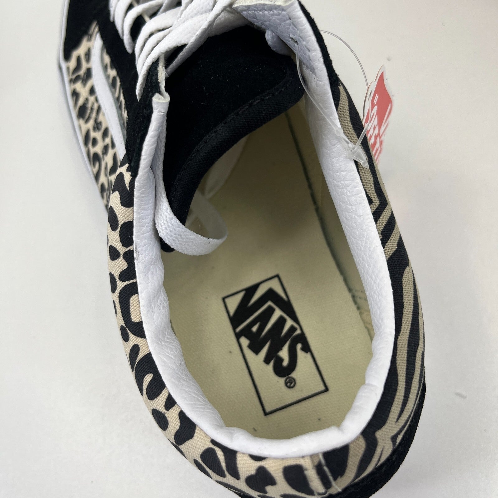 Vans Safari Animal Print Low Top Trainers size UK 10.5 EU 45 - New in Box