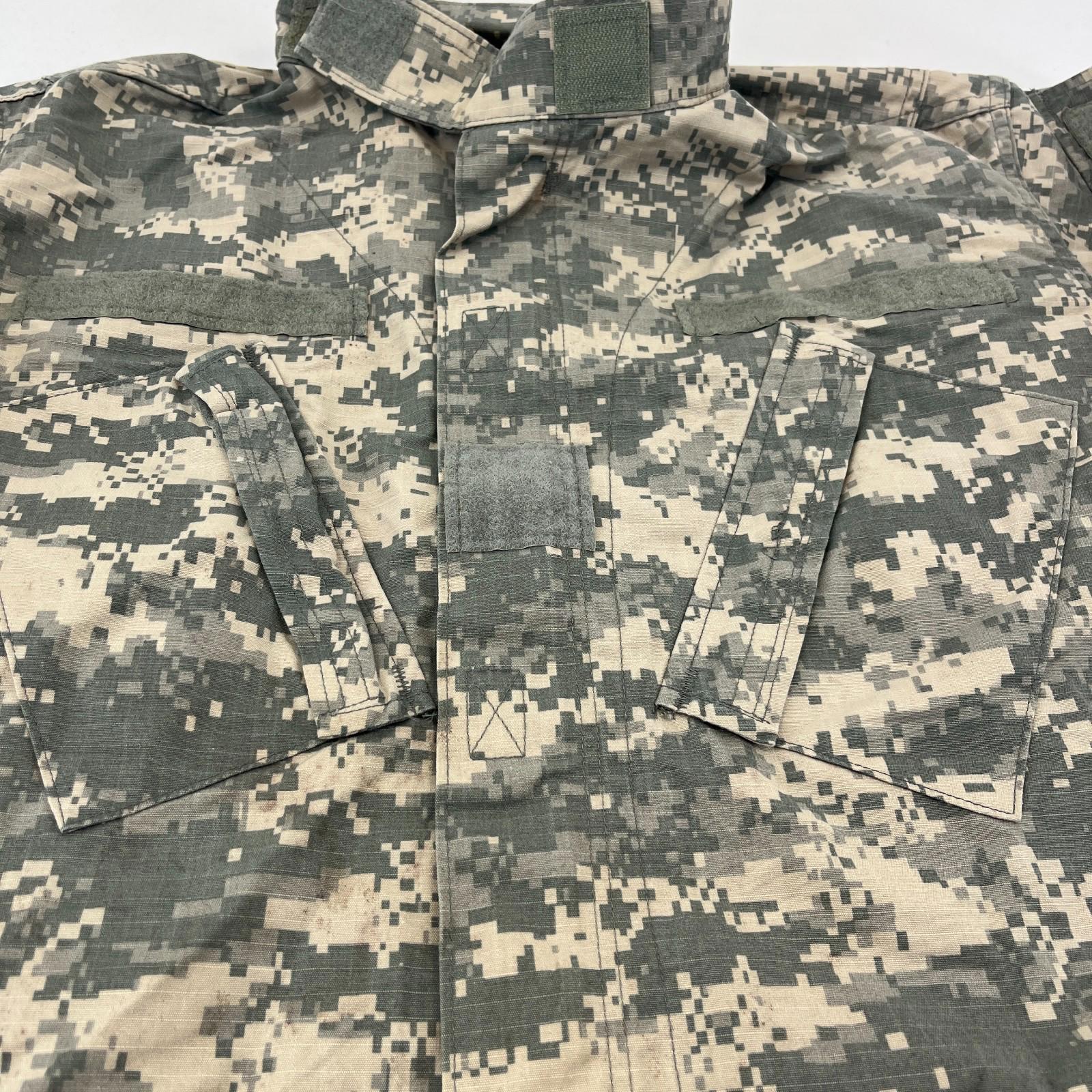 US Army Digital Camo Hot Weather Combat Jacket Ripstop US size Small-Reg - UK M