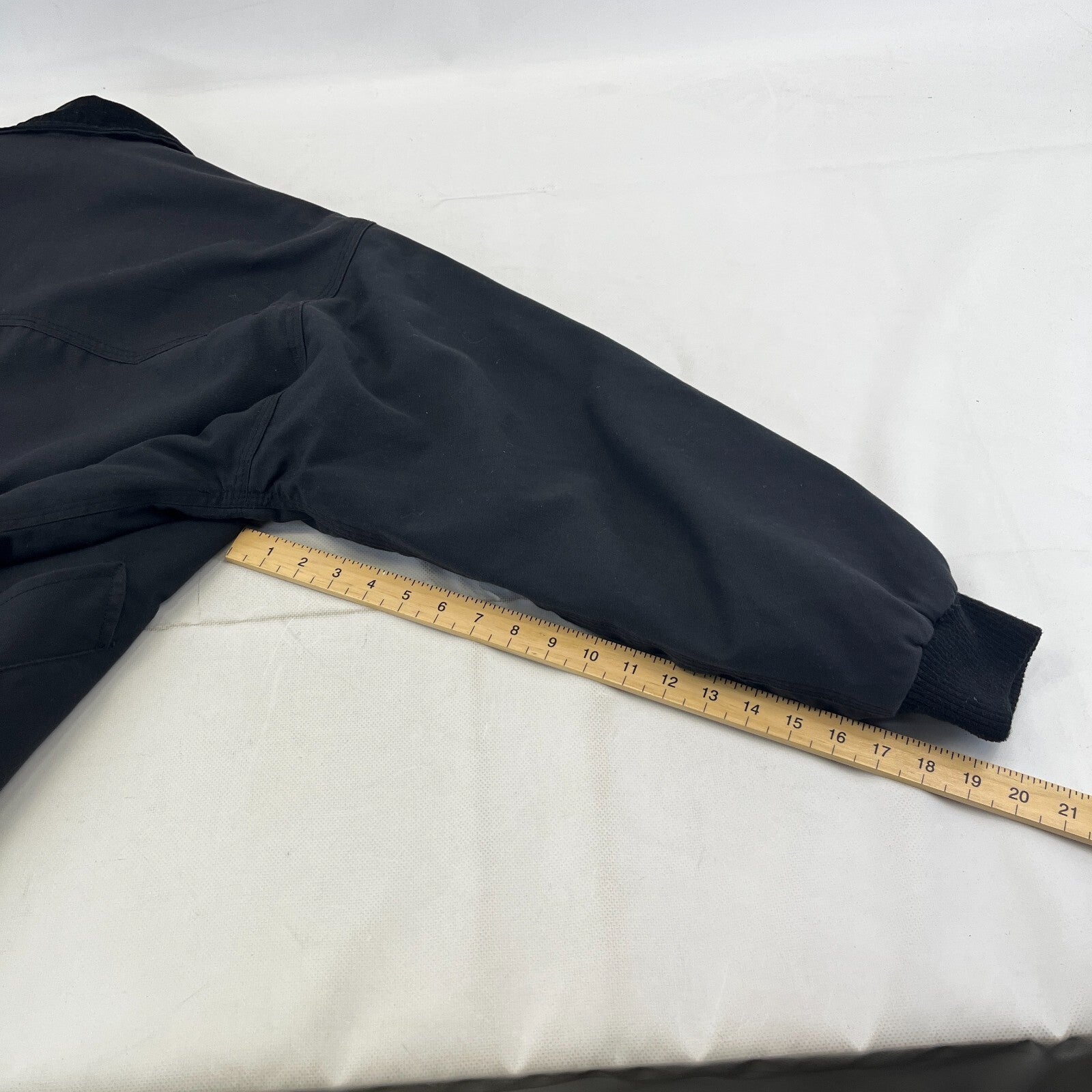 Carhartt Men’s Thermal Quilted Chore Jacket Black size XL VGC Americana