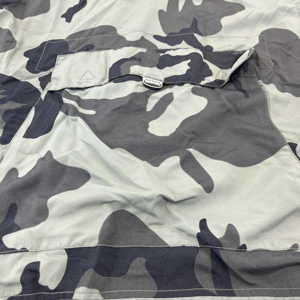 Ezekiel Grey Camo Pullover Jacket Skate Streetwear size L - E2EK1EL