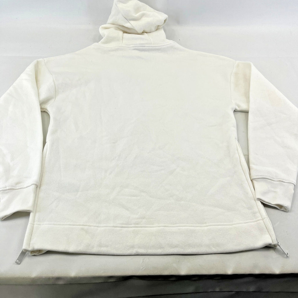 Bench Women's Hoodie Sweatshirt in White with Spellout size 8 Loose Fit - New