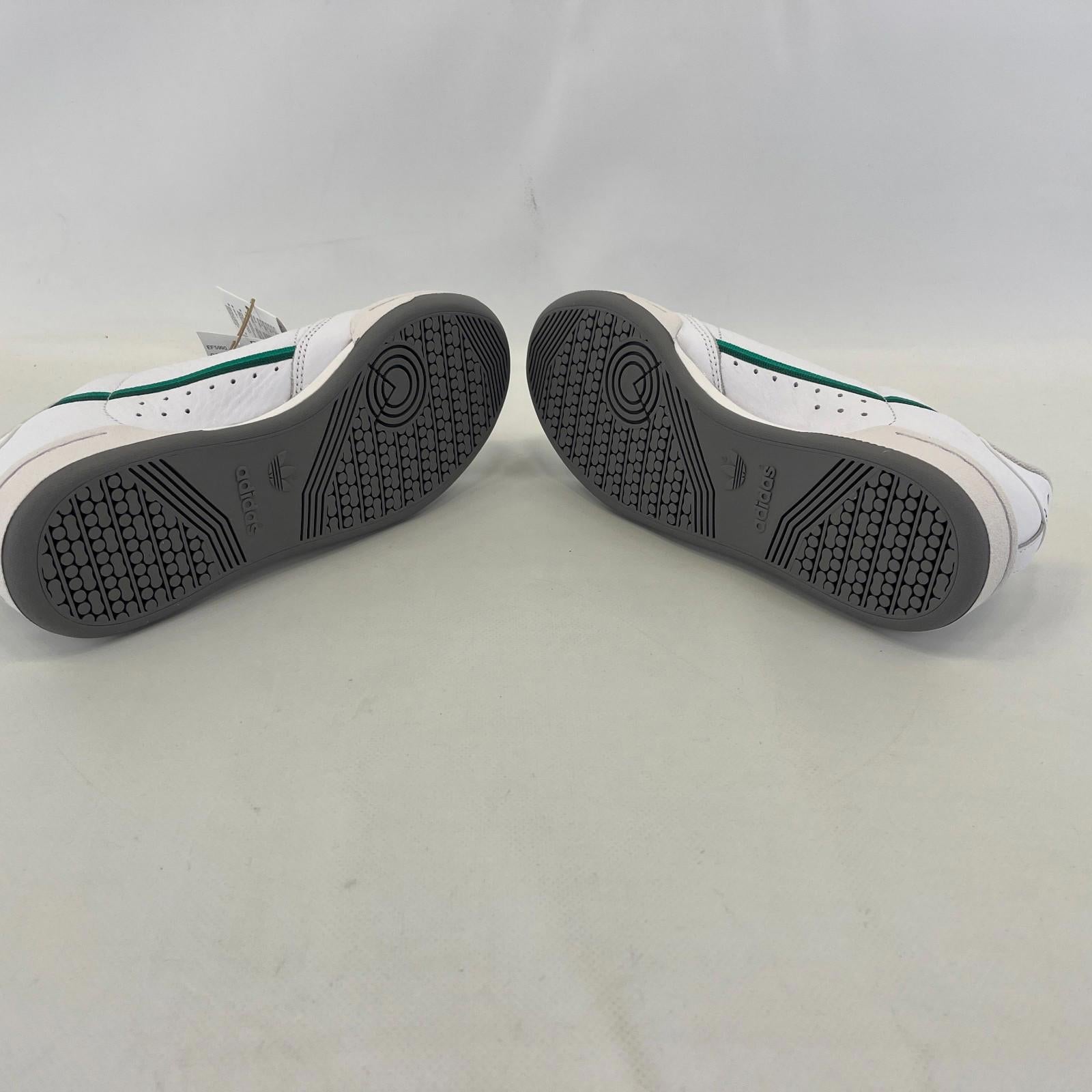 Adidas Originals Continental 80 White Green Adult Trainers Size UK 6