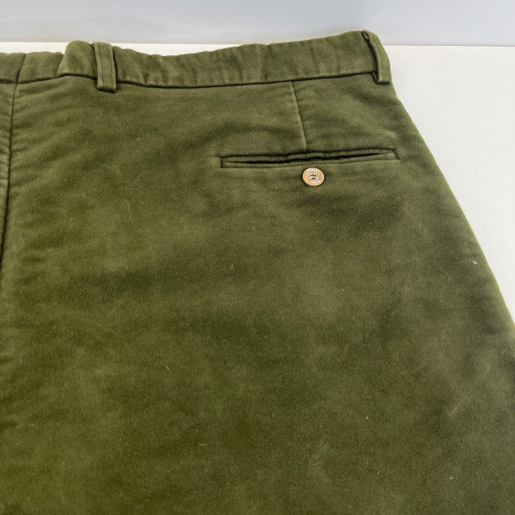 Hoggs Of Fife Breeks Mens W42" Green Olive Hunting Shooting Plus Fours Moleskin