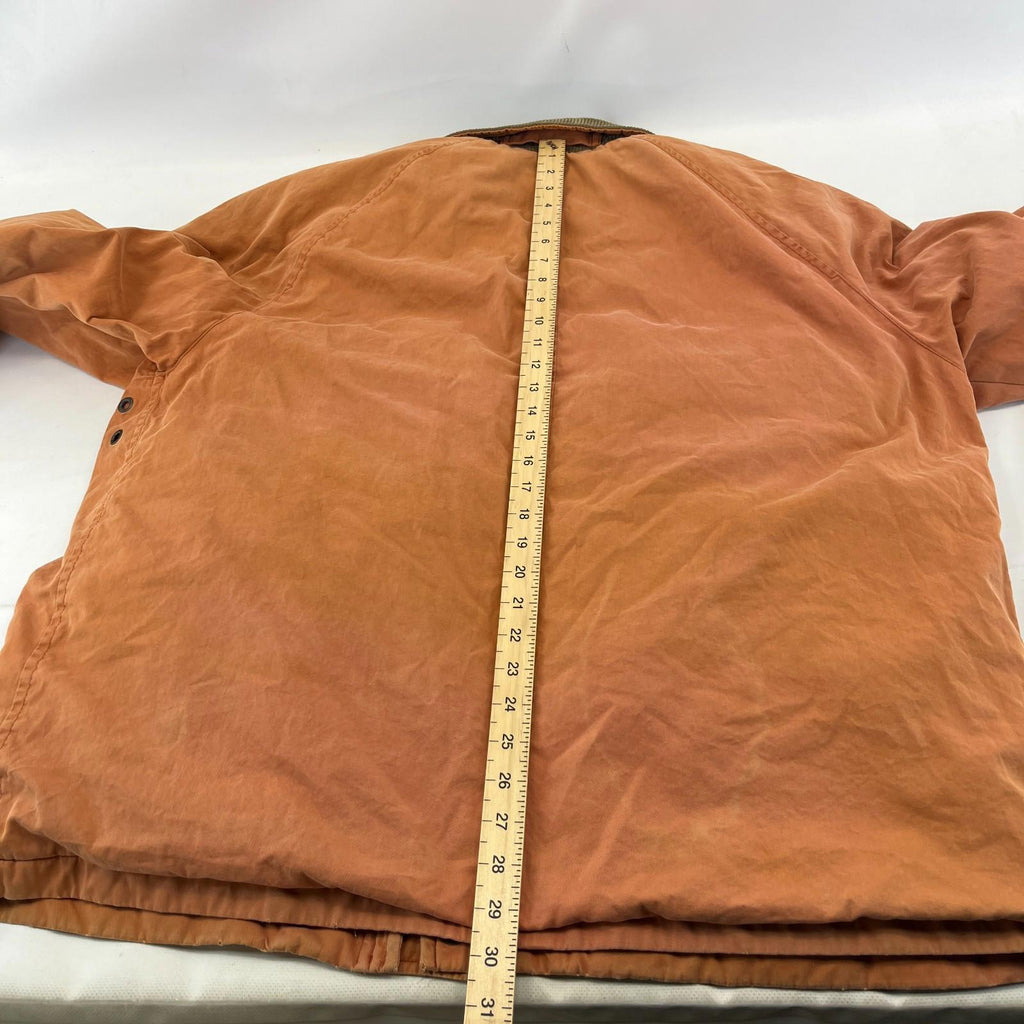 Burberry’s Distressed Look Country Jacket size XL in Orange - Corduroy Collar