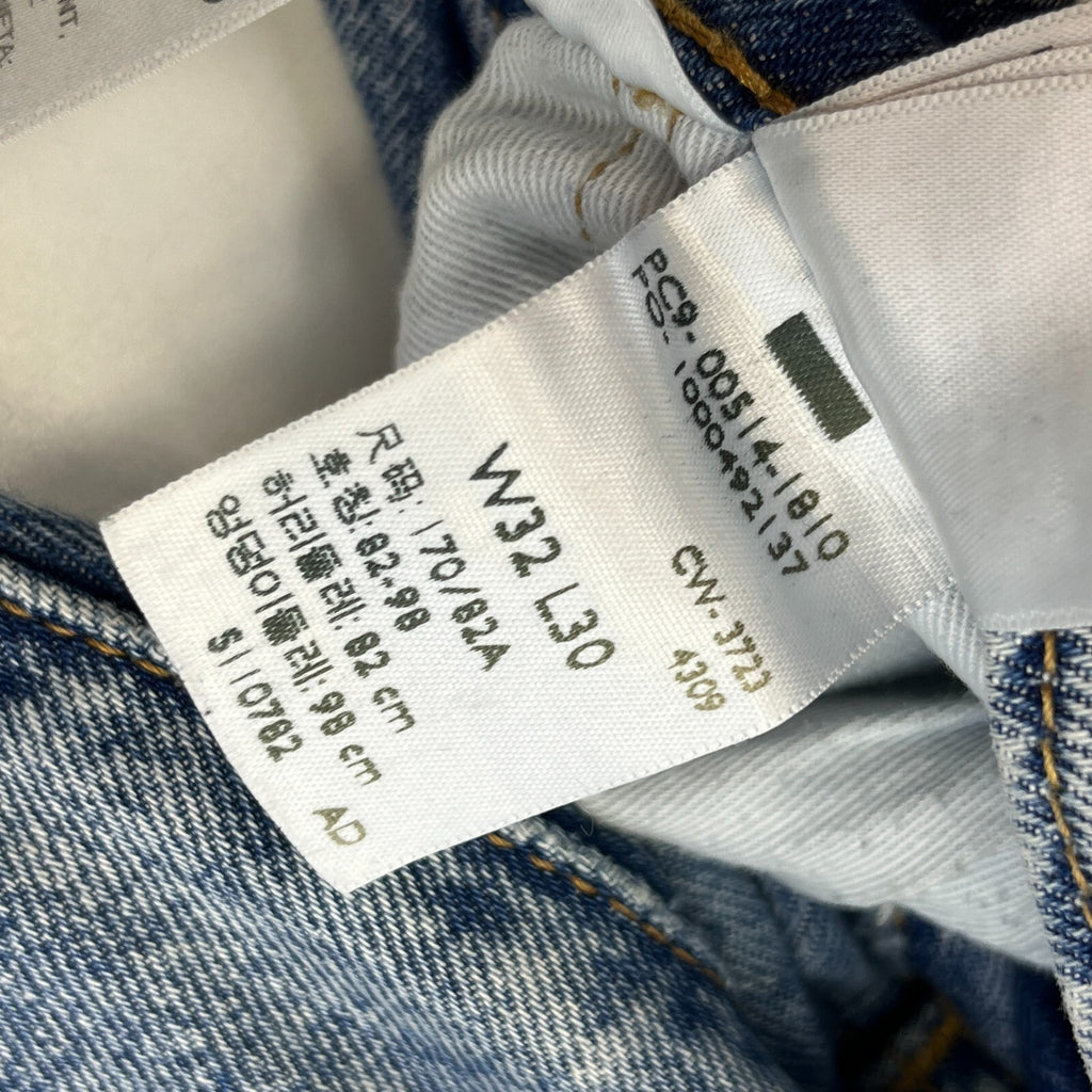 Levi Strauss 514 Jeans Blue Regular Straight Denim W32 L30 Zip Fly Men's Red Tab