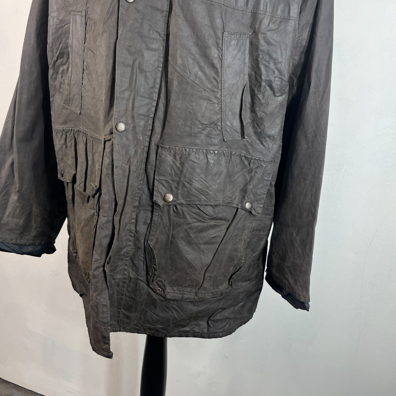 Alfa Laval Hamra The Windsor Wax Jacket size XL in Black Made in England