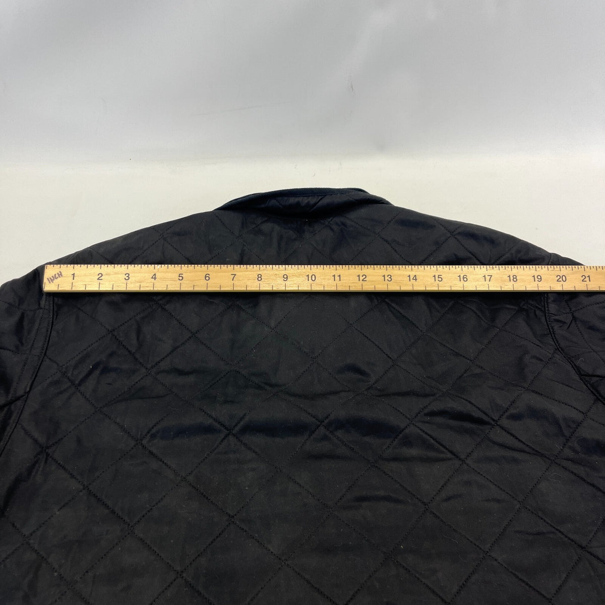 Barbour Duracotton Polarfleece Quilted Jacket in Black size XL