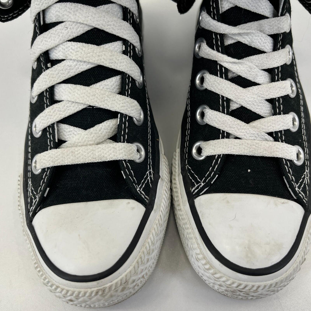 Converse X High Roll Top Trainers Black with White Stars size UK 4 EU 36.5