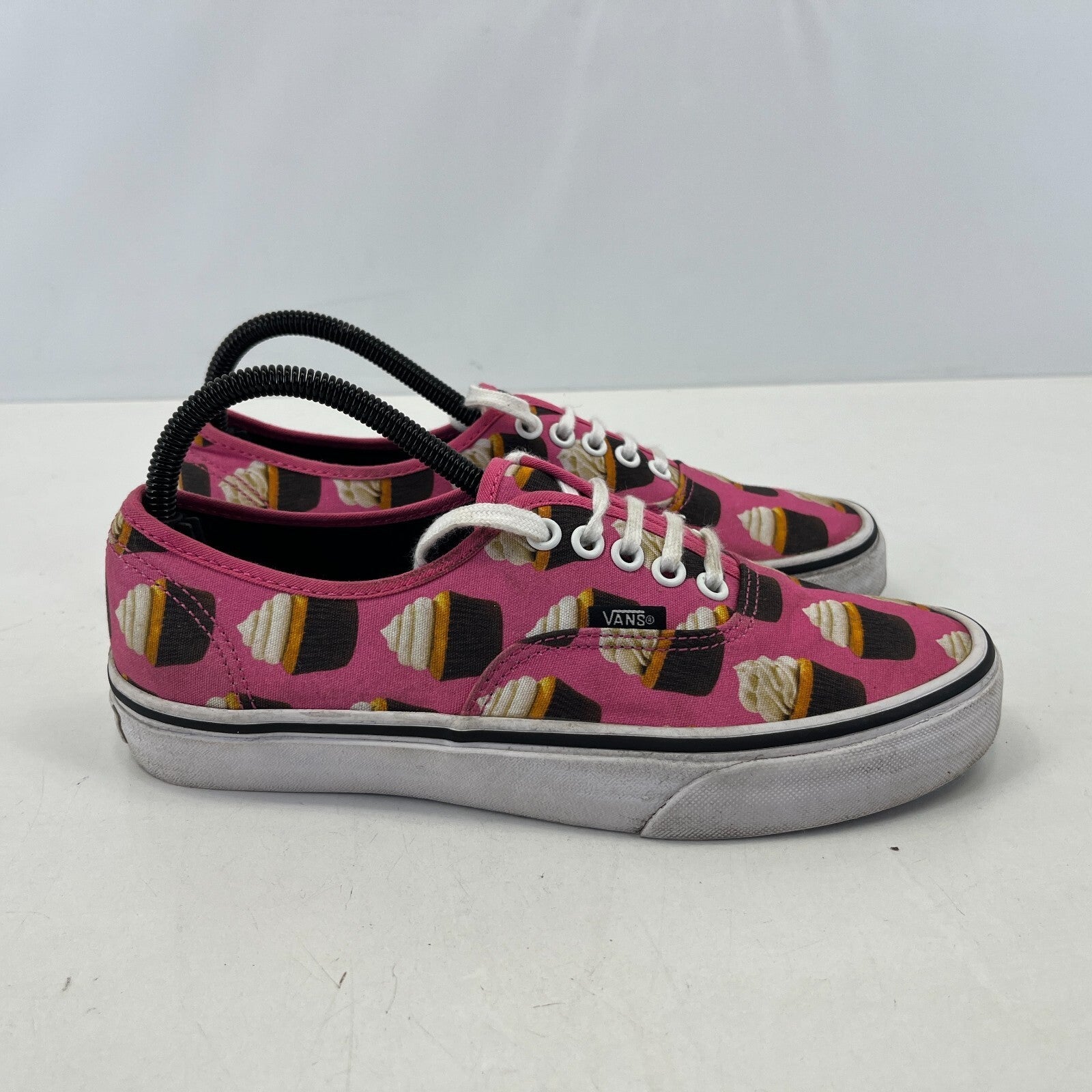 Rare Vans Off the Wall Pink Cupcake Trainers Shoes size UK 6 EU 39