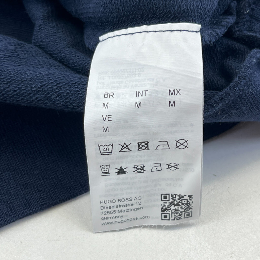 Hugo Boss Mens Lightweight Hoodie in Navy Blue size Medium