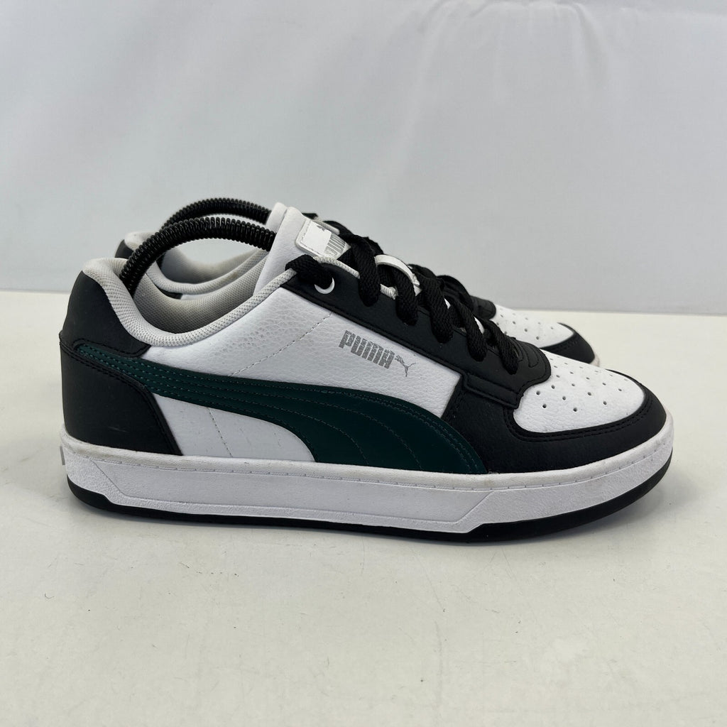 Puma Caven Trainers White Black Green 392290-58 Basketball size UK 7 - EU 40.5