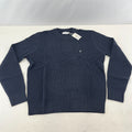 Farah Men's Navy Blue Cotton Crew Neck Pullover Jumper size XL