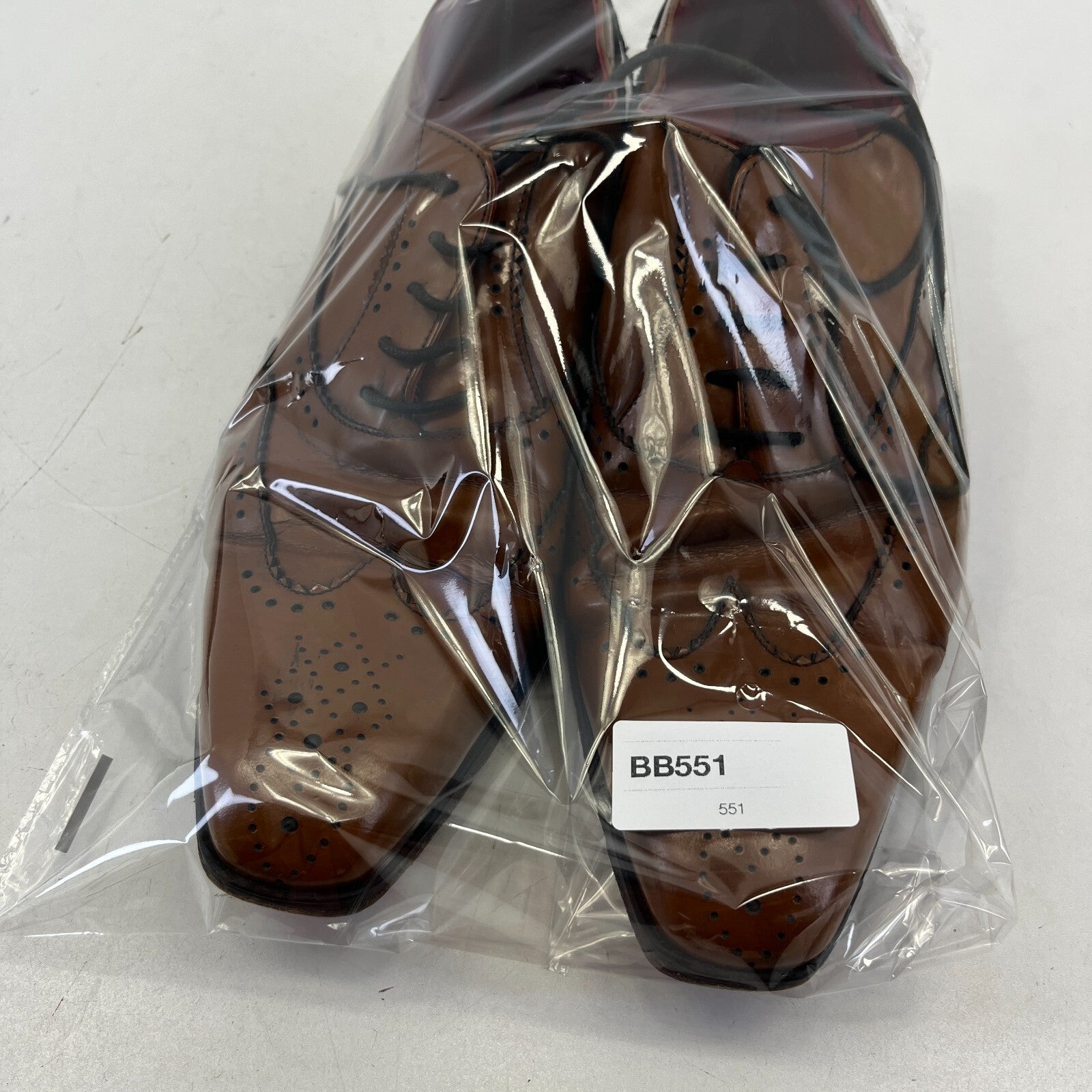 Jeffery West Muse Brown Leather Wingtip Shoes UK 9 EU 43 US 10