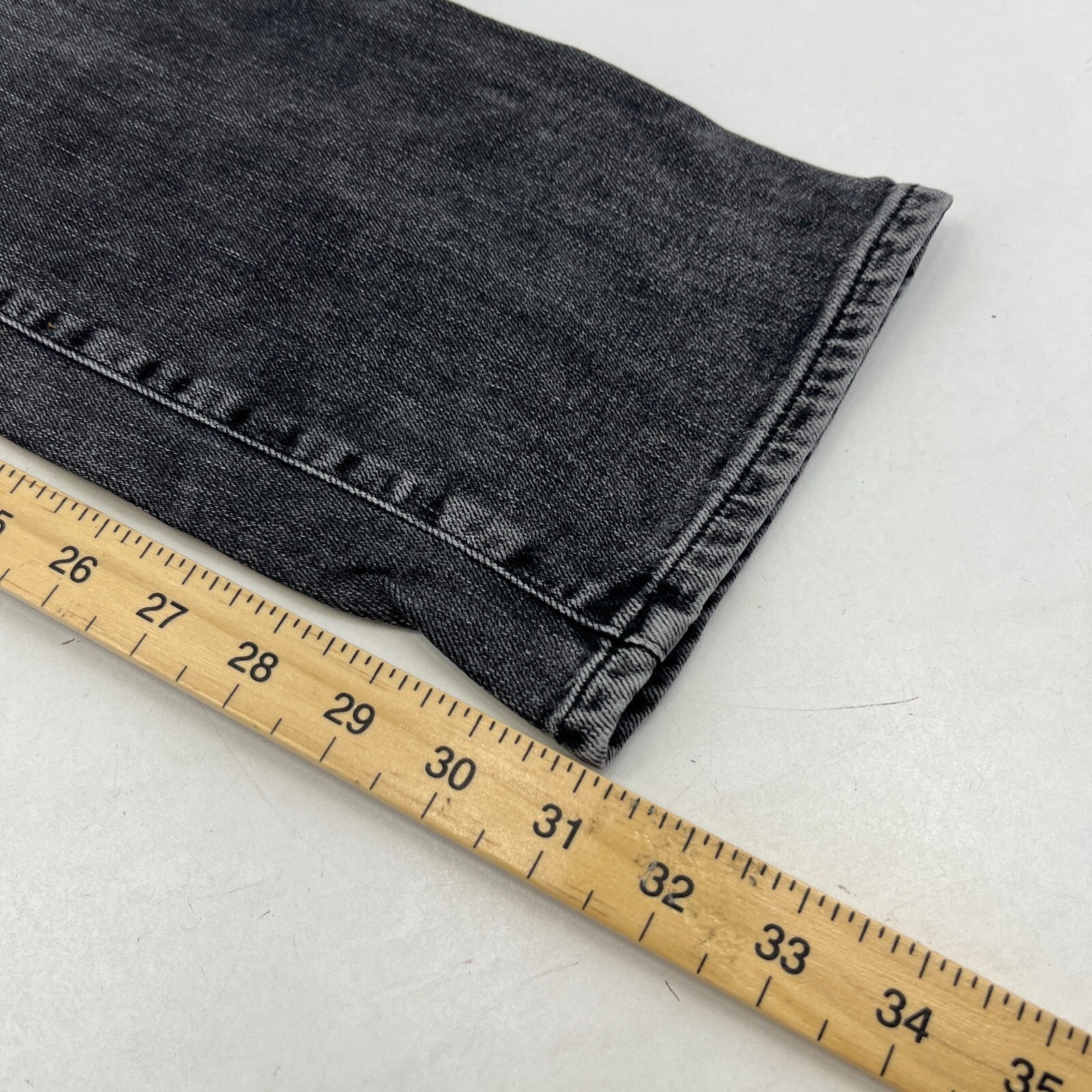 Mens SuperDry 04 Daman Straight Stretch Black Jeans W31" L31"